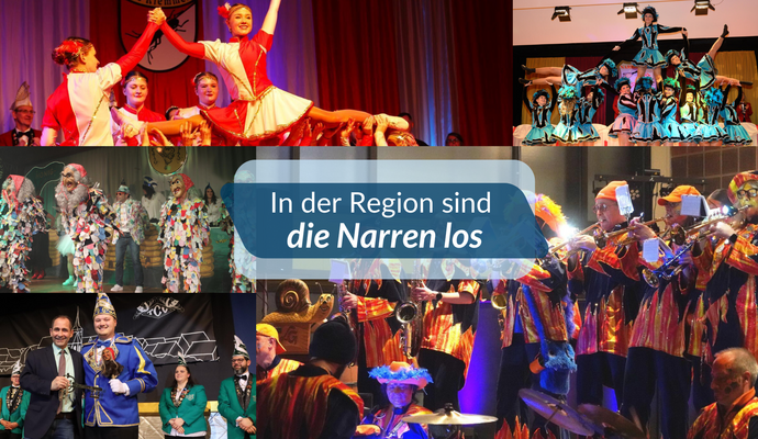 Die Narren haben am Wochenende bei ihren Prunksitzungen ausgelassen gefeiert.