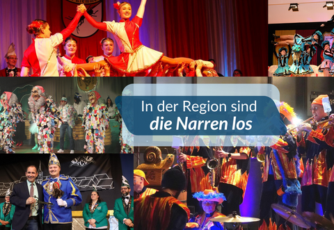 Die Narren haben am Wochenende bei ihren Prunksitzungen ausgelassen gefeiert.