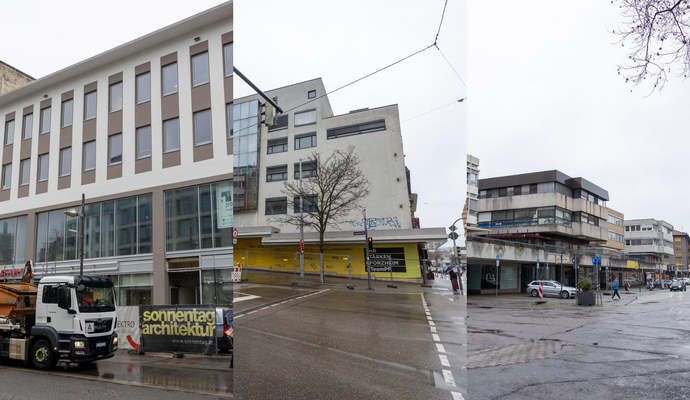 Als erstes wird – noch vor Ostern – der Rewe City am Leopoldplatz eröffnen. Der Supermarkt will vor allem mit Fertigprodukten zum direkten Verzehr punkten.