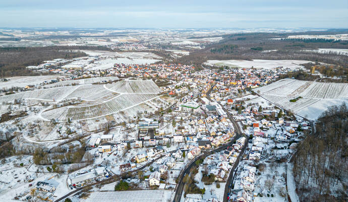 Sternenfels Luftbild 