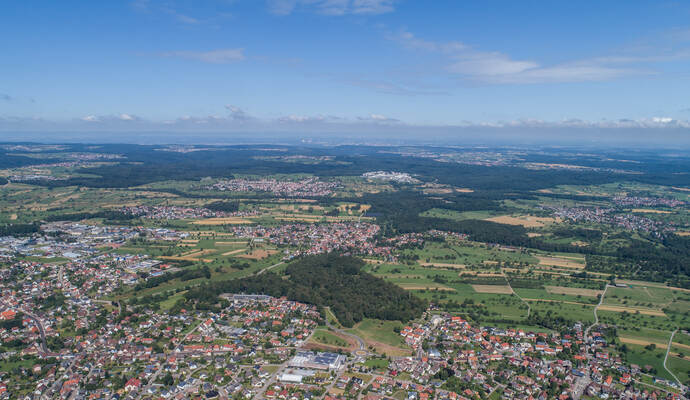 Luftbild Straubenhardt Schwann Conweiler