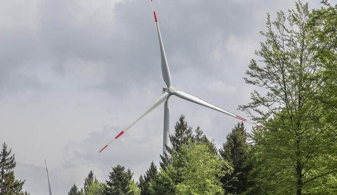 Windkraft wie im Park Straubenhardt stößt oft auf Kritik.