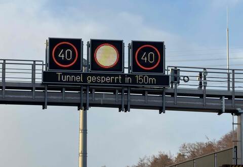 Erst am Donnerstag ist der Tunnel mal wieder gesperrt gewesen.