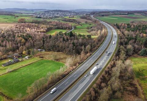 Körperteile auf Autobahn gefunden