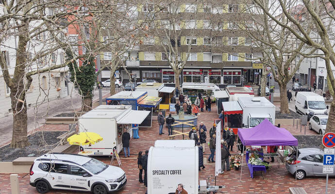 Eröffnung Markt Pfälzer Platz