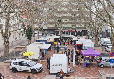 Eröffnung Markt Pfälzer Platz