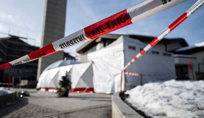 Brand an Gedenkstätte für Brand-Opfer in Crans-Montana