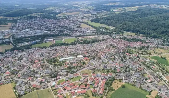 Remchingen von oben.