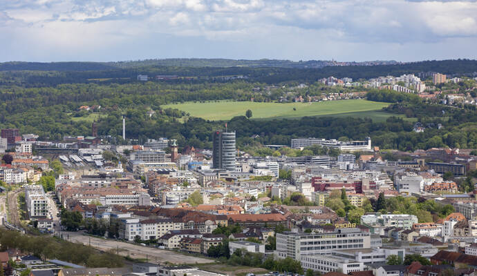 Panorama Pforzheim Luftbild