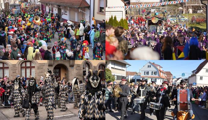 Am Wochenende geht es run in der Region. PZ-news hat die großen Faschingsumzüge in einer Übersicht zusammengefasst.