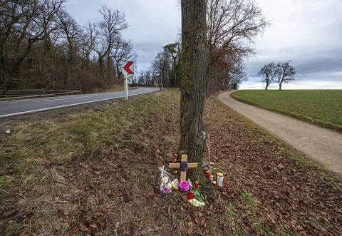 Unfallstelle K4530 Kieselbronn Eisingen 01.02.2026