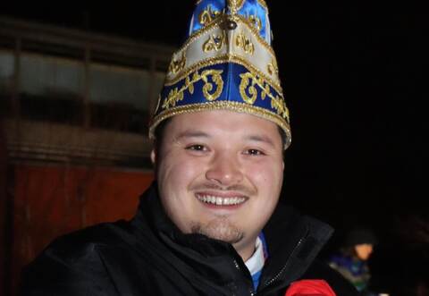 Alexander I. (Hoffmann) sammelte als Tiefenbronner Schmellenprinz insgesamt 7777,77 Euro für das „Haus am Kappelhof Pforzheim“.