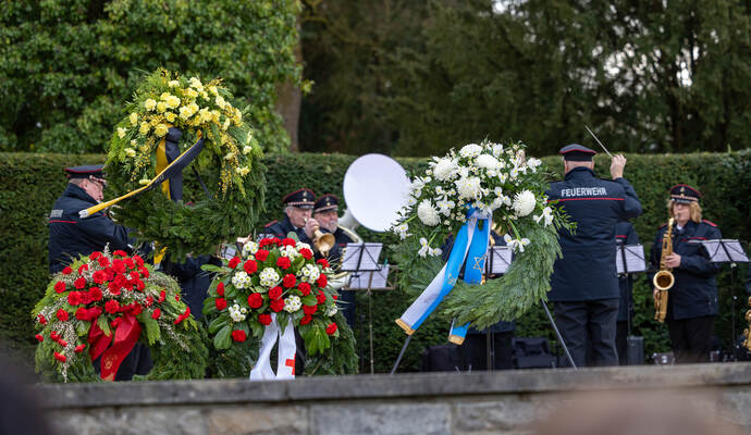 Gedenken Hauptfriedhof Bombenangriff