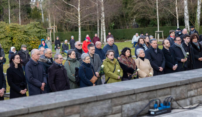 Gedenken Hauptfriedhof Bombenangriff