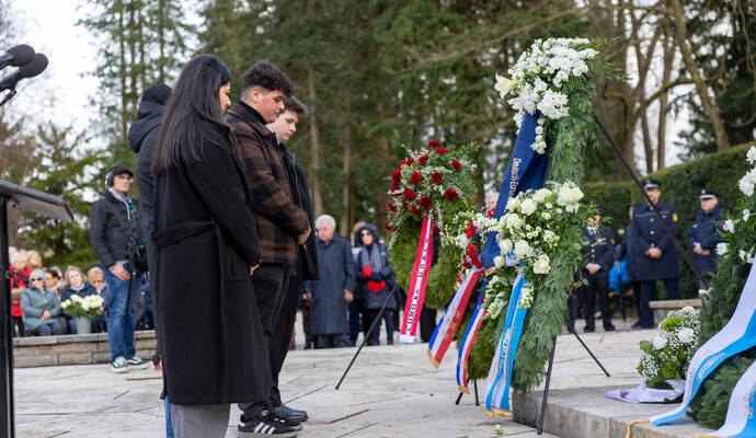 Gedenken Hauptfriedhof Bombenangriff