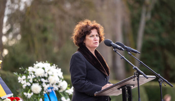 Gedenken Hauptfriedhof Bombenangriff