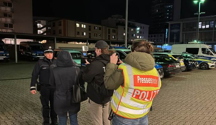 Das Fazit zum 23. Februar ist positiv. Das erklärt Einsatzleiterin Jennifer Lautensack am Abend im Interview mit TVBW.