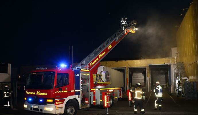 Brand in Dönerfabrik