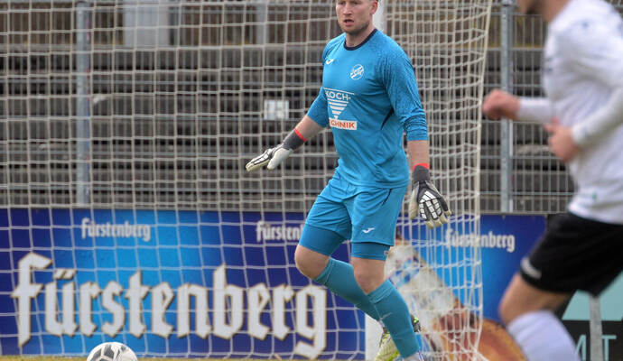 FC 08 Villingen vs. 1.CfR Pforzheim, Fussball, Oberliga BW, 21.Spieltag, Saison 2025/2026, 28.02.2026