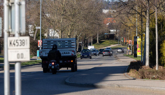 Birkenfeld Sperrung Alte Pforzheimer Straße