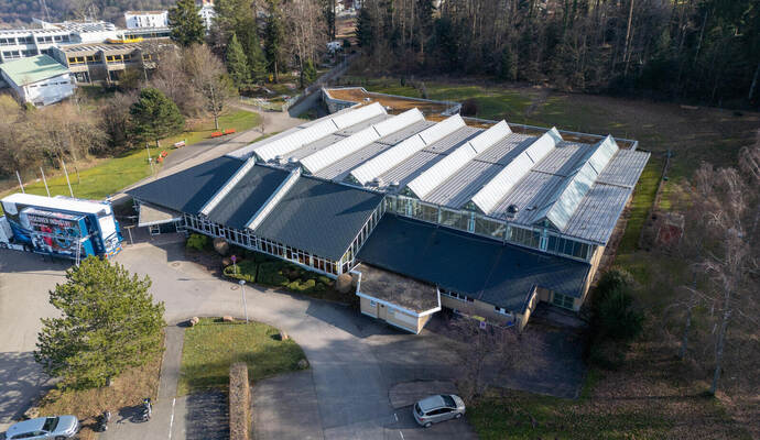 Stadthalle Neuenbürg Drohne