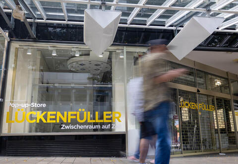 Im Pop-Up-Store „Lückenfüller“ wechseln regelmäßig die Mieter.