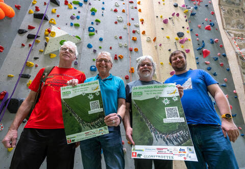 DAV Pressegespräch 24 Stunden Wanderung