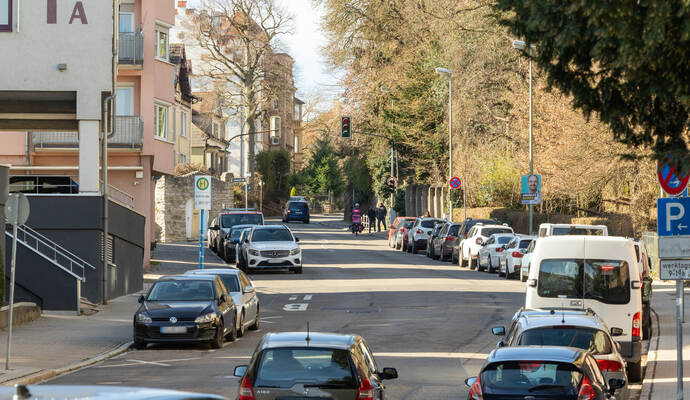 Die Schwarzwaldstraße stadtauswärts wird halbseitig gesperrt.
