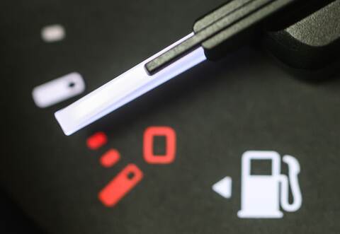 Tankanzeige im Auto