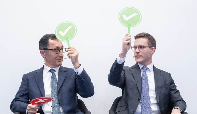 Cem Özdemir und Manuel Hagel