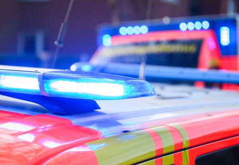 Notarzt und Rettungswagen