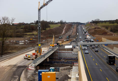 Baustelle A8 Bei Eutingen