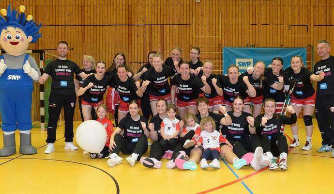 Im Aufzug nach oben: das Team des Oberliga-Meisters und Regionalliga-Aufsteigers TG 88 Pforzheim.