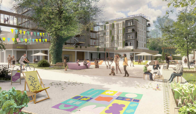 So sieht die Vision des Schlachthof-Areals aus: Kunst, Wohnen, Leben.