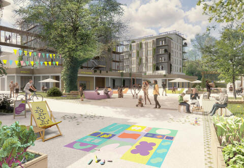 So sieht die Vision des Schlachthof-Areals aus: Kunst, Wohnen, Leben.