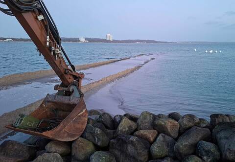 Buckelwal an Ostsee-Sandbank nicht mehr zu sehen