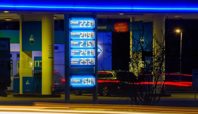 Tanken wird etwas billiger