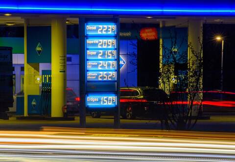 Tanken wird etwas billiger