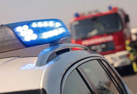 Polizei und Feuerwehr