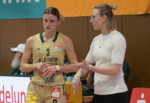 Das erste Play-off-Spiel steht für die Rutronik Stars Keltern an – ob Trainerin Matea Tavic gegen Herne auf Teamkapitänin und Hauptrunden-MVP Alexandra Wilke (links) zurückgreifen kann, ist wegen einer Verletzung fraglich.