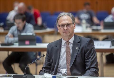 Martin Erhardt (CDU) hatte sich bei der Abstimmung auch gemeldet, obwohl er das nicht hätte dürfen.