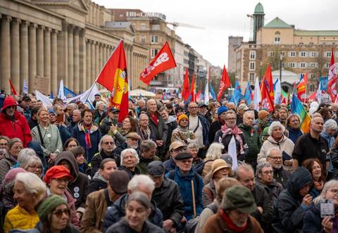 Ostermarsch in Stuttgart