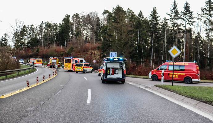 Nagold: Mehrere schwer Verletzte nach Unfall - Fahrer war alkoholisiert