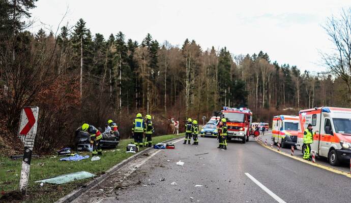Nagold: Mehrere schwer Verletzte nach Unfall - Fahrer war alkoholisiert