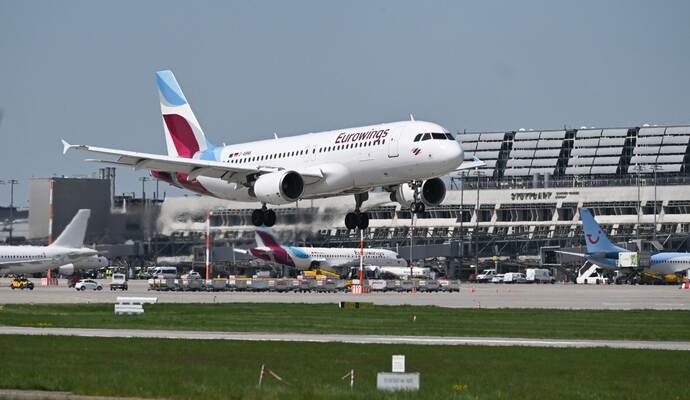 Eurowings am Flughafen Stuttgart