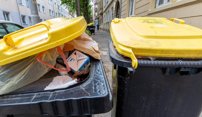 Gelbe Tonne Entsorgung