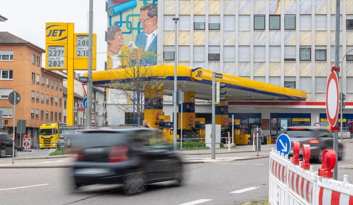 Überfall Tankstelle Luisenstraße