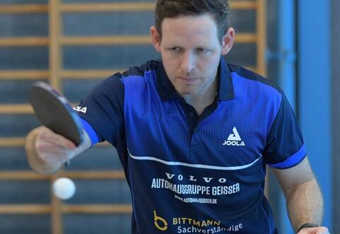 Patrick Mößner darf mit Kleinsteinbach/Singen II wohl auch in der kommenden Runde in der Verbandsoberliga aufschlagen.