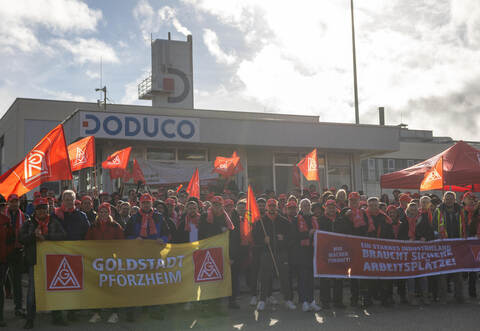 IGMetall Streik Doduco Altgefäll Pforzheim