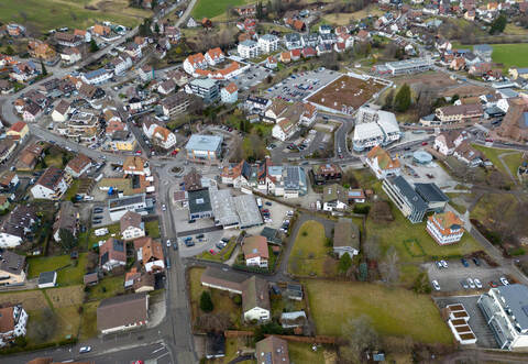 Schömberg Ortsmitte Drohnenfoto